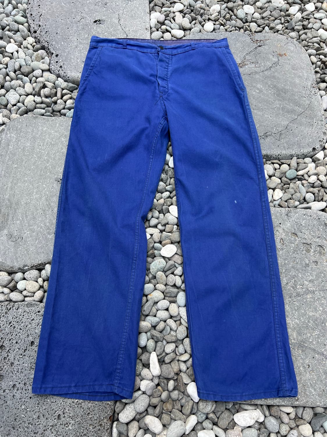 (35인치)OLD VINTAGE WASHING BLUE 프렌치워크팬츠 상품이미지1