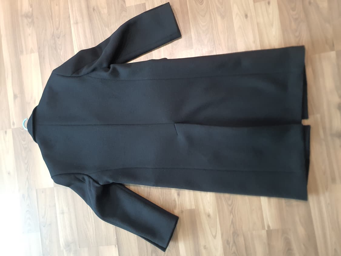 (최영) 오버사이즈 체스터 필드 코트 블랙 상품이미지6