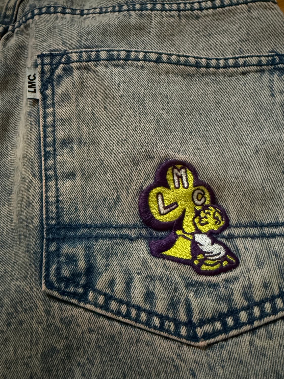 LMC loose light purple denim pants 상품이미지3