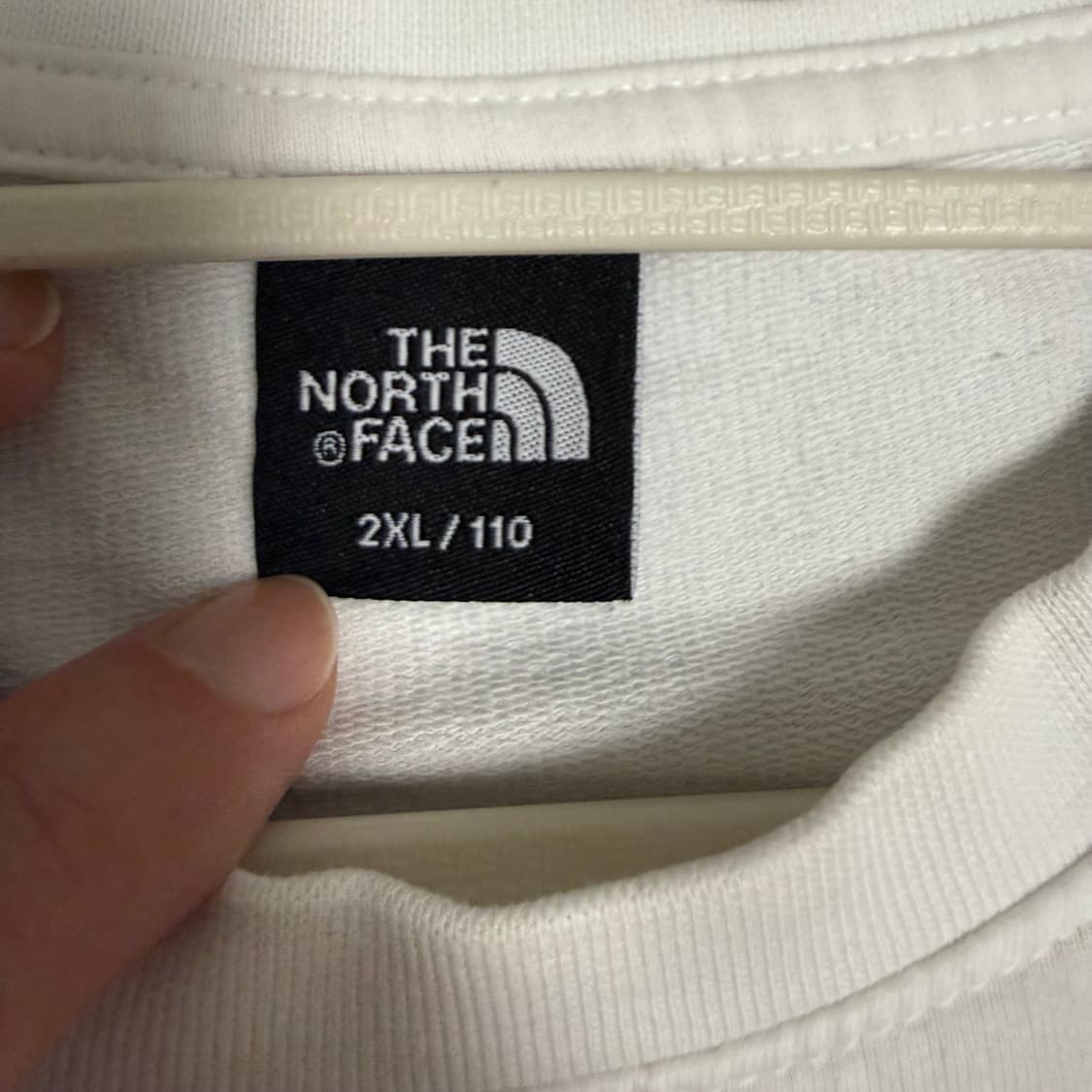 노스페이스 롱슬리브 화이트 2XL 긴팔 상품이미지4