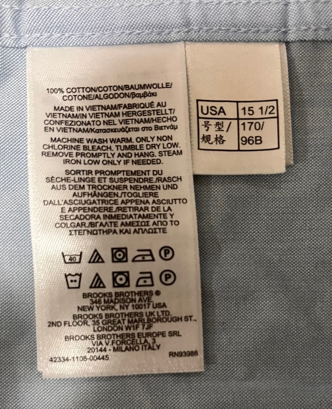 브룩스 브라더스 드레스 셔츠 상품이미지4