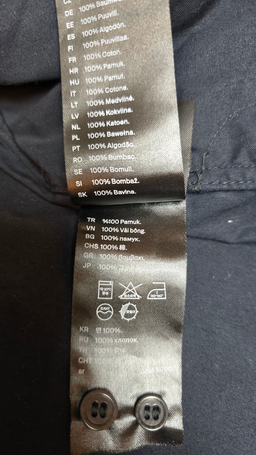 코스 cos 블랙 셔츠 자켓 105 상품이미지6