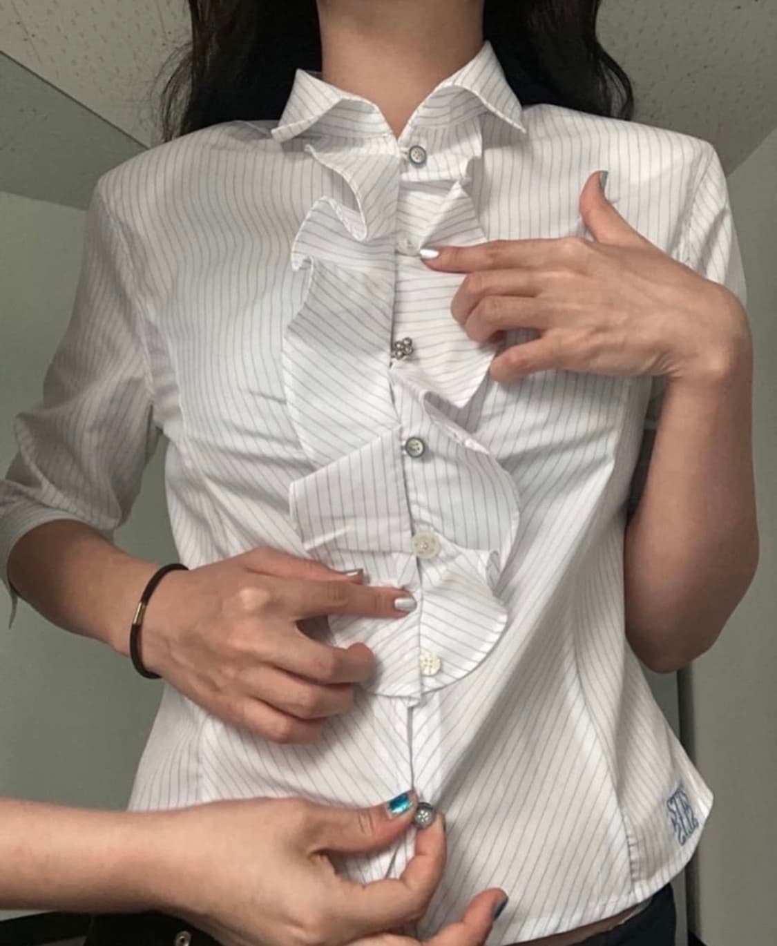 에옹쓰 STTS 스트라이프 셔츠 상품이미지1