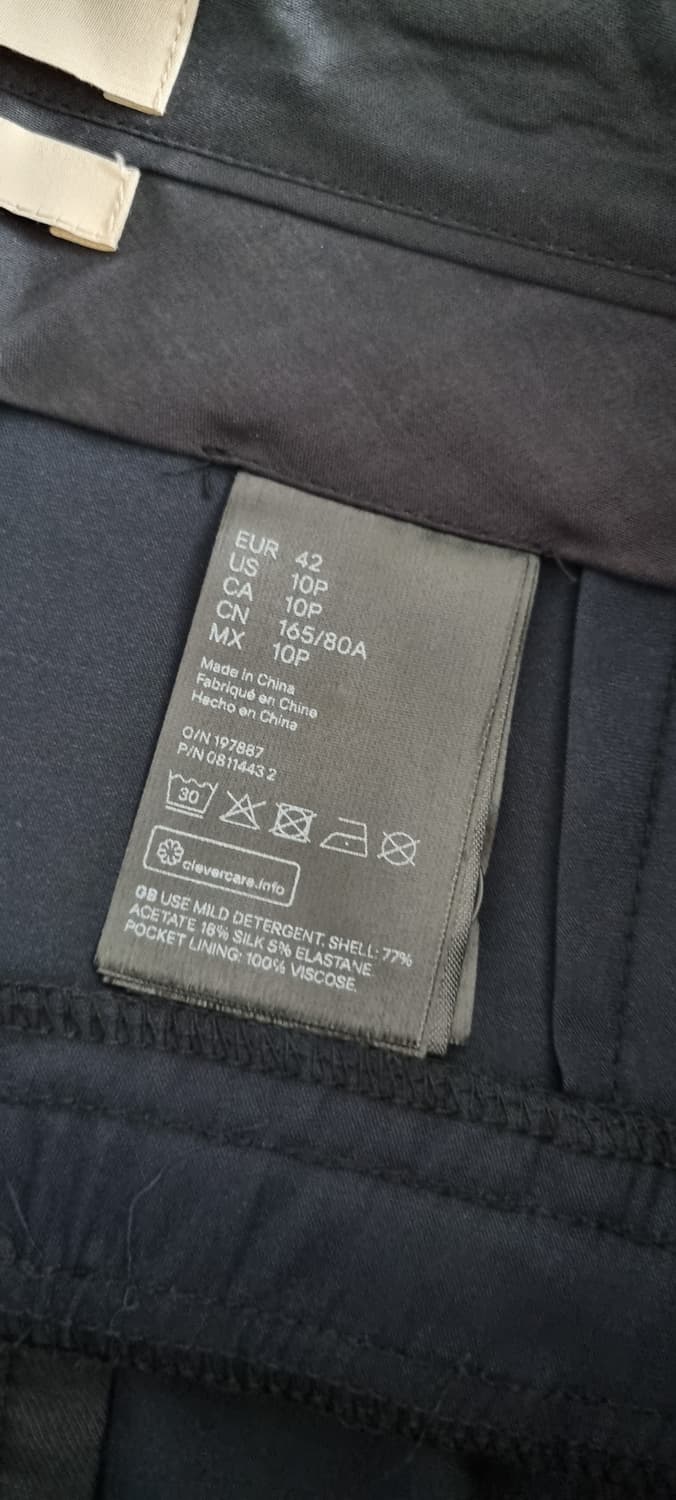 H&M 실크브렌딩 와이드 팬츠 32in _ 남성 상품이미지10