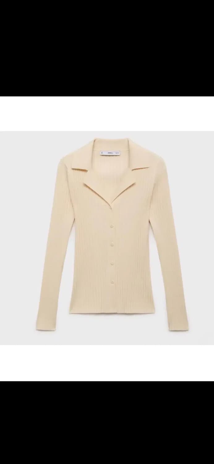 (새상품)망고 카라니트 가디건 M 상품이미지4