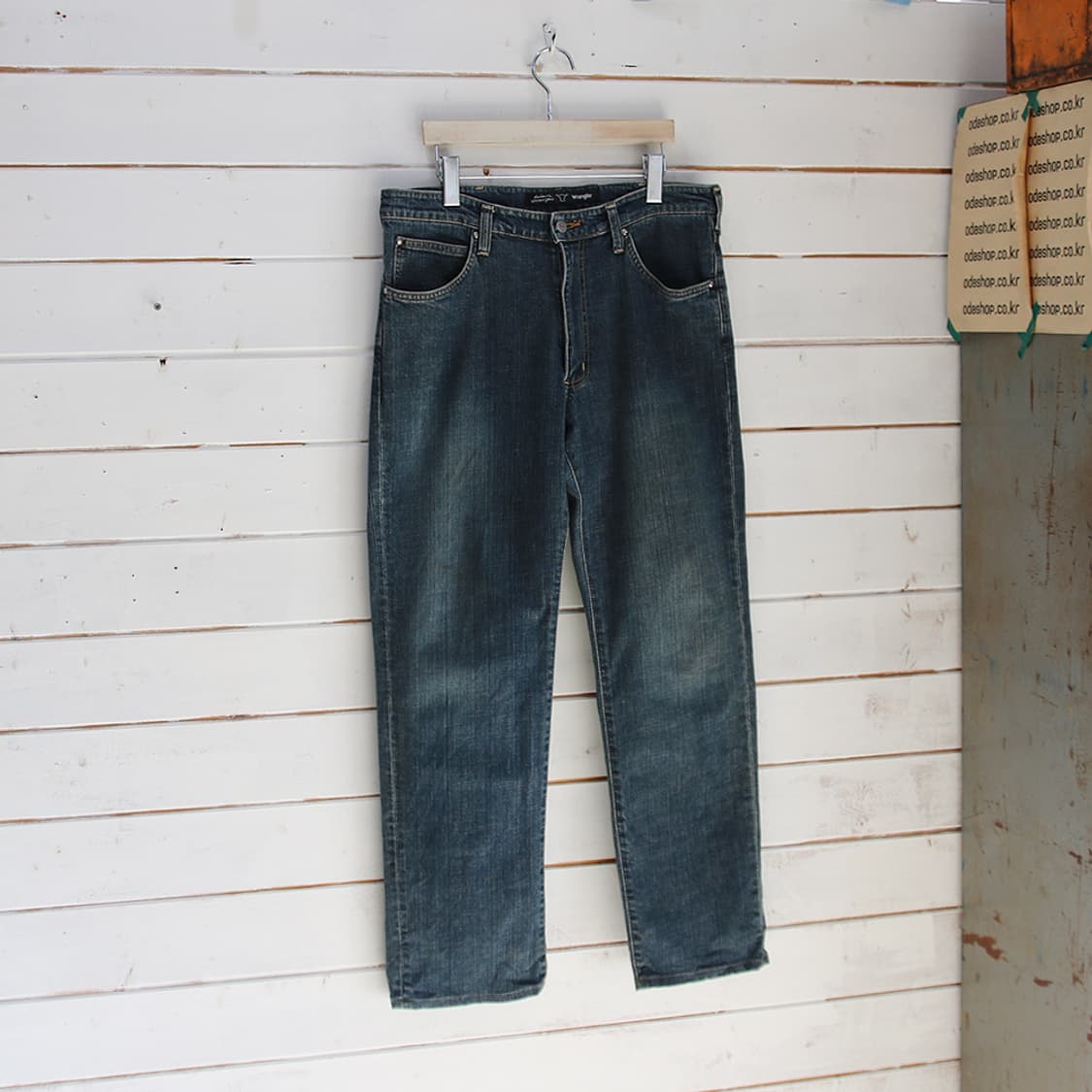(착용컷) Wrangler 데님 팬츠 (남성용 34) 상품이미지1