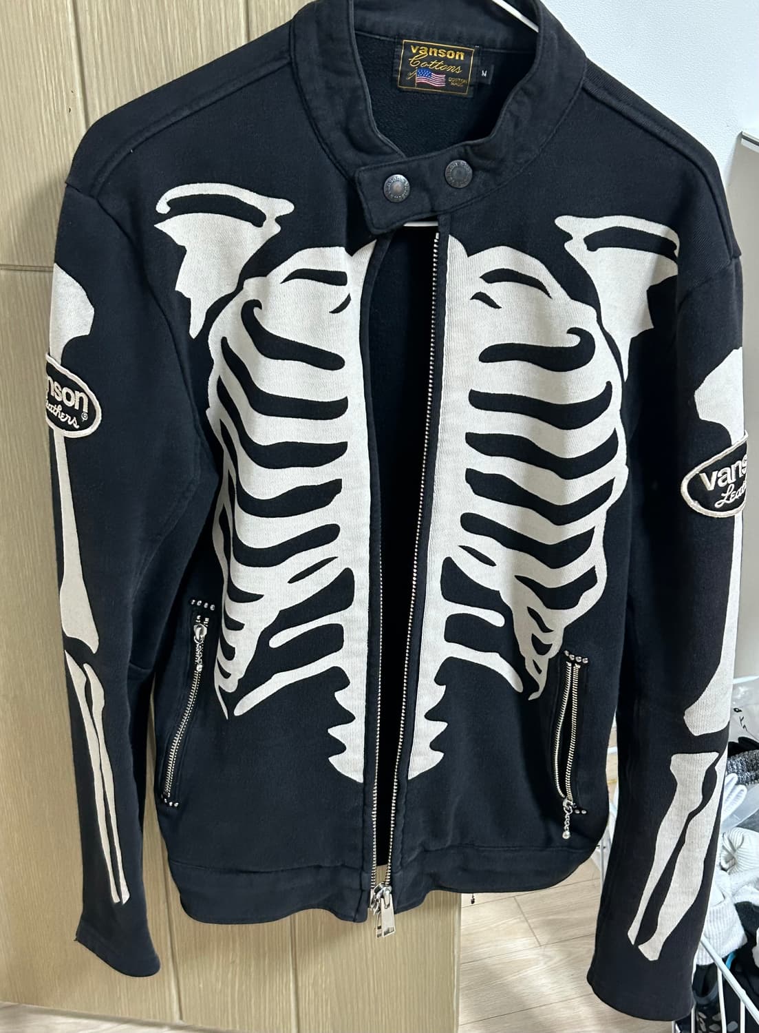 밴슨 스켈레톤 자켓 M사이즈 상품이미지1