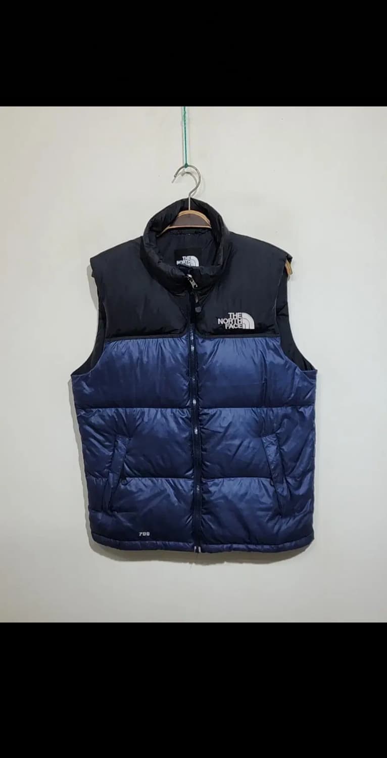 (95) 노스페이스 눕시 패딩조끼 거위털 700 구스다운 투톤 베스트  상품이미지1