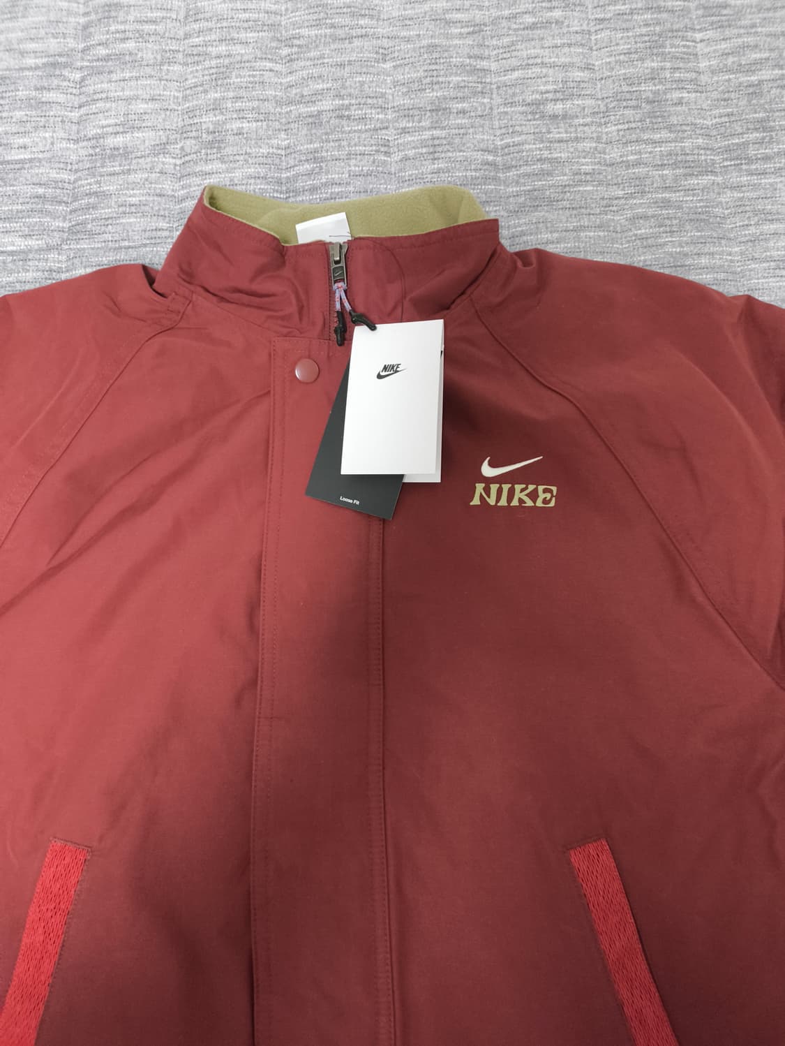 나이키 클럽 LNY 자켓 레드 xs 상품이미지3