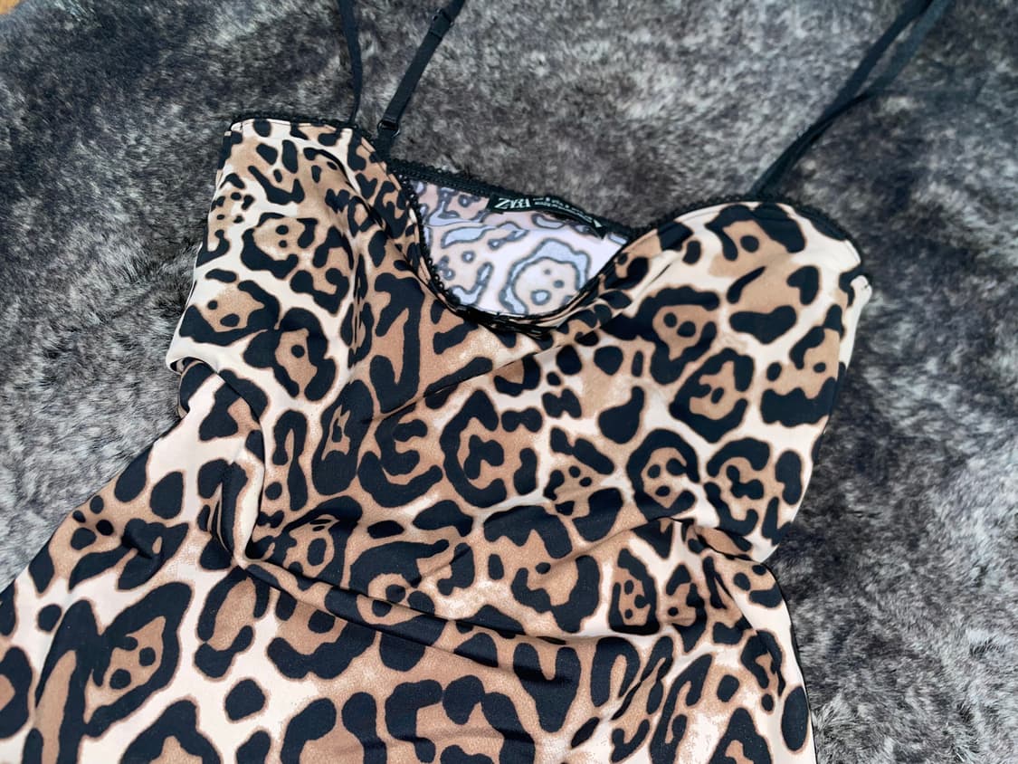 Zara reopard sleeveless  상품이미지5