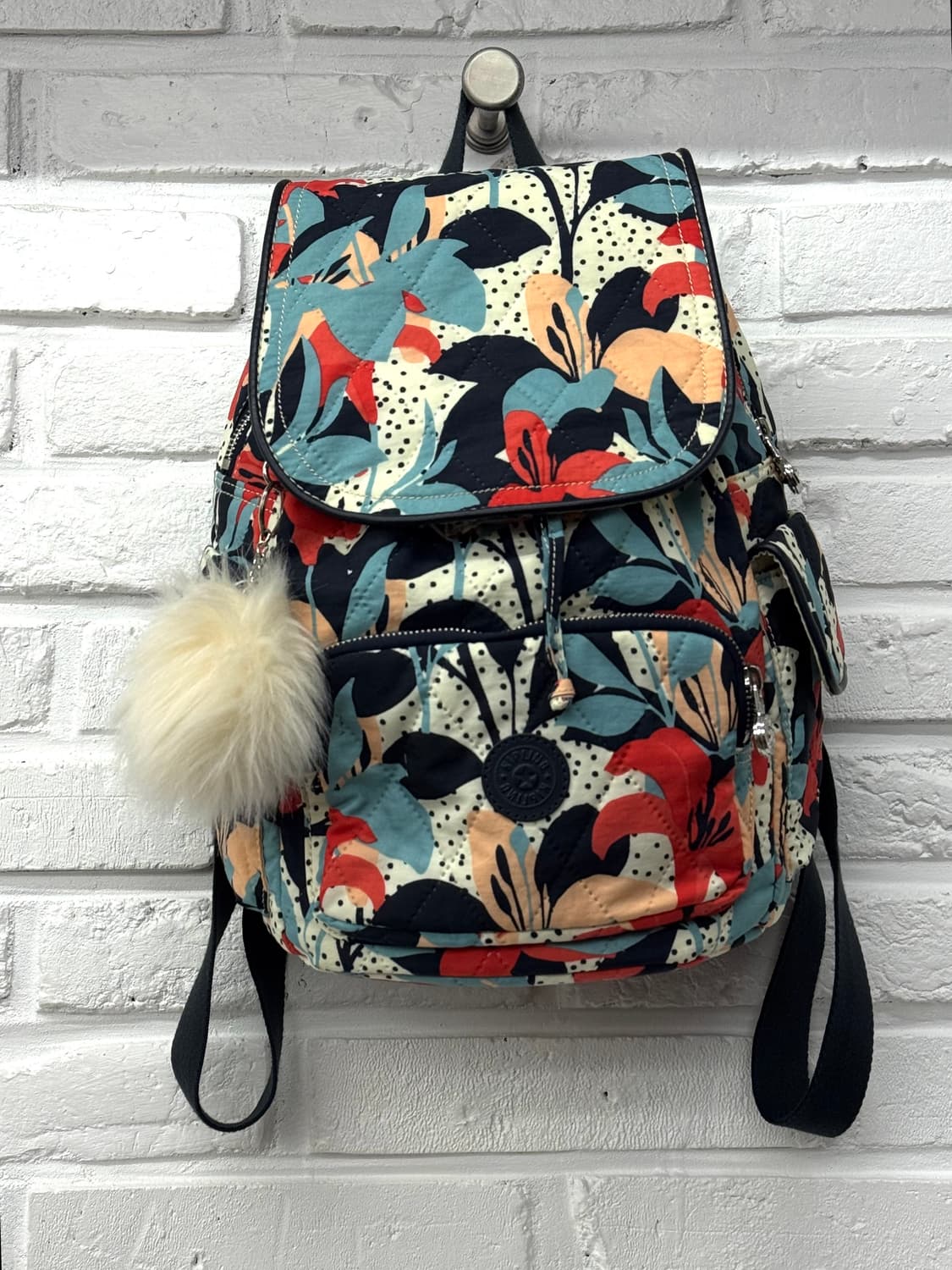 키플링 플라워패턴 백팩 상품이미지2