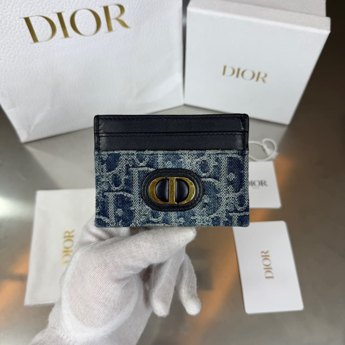 [리오브] 디올 CD 몽테인 30 오블리크 카드지갑 상품이미지2