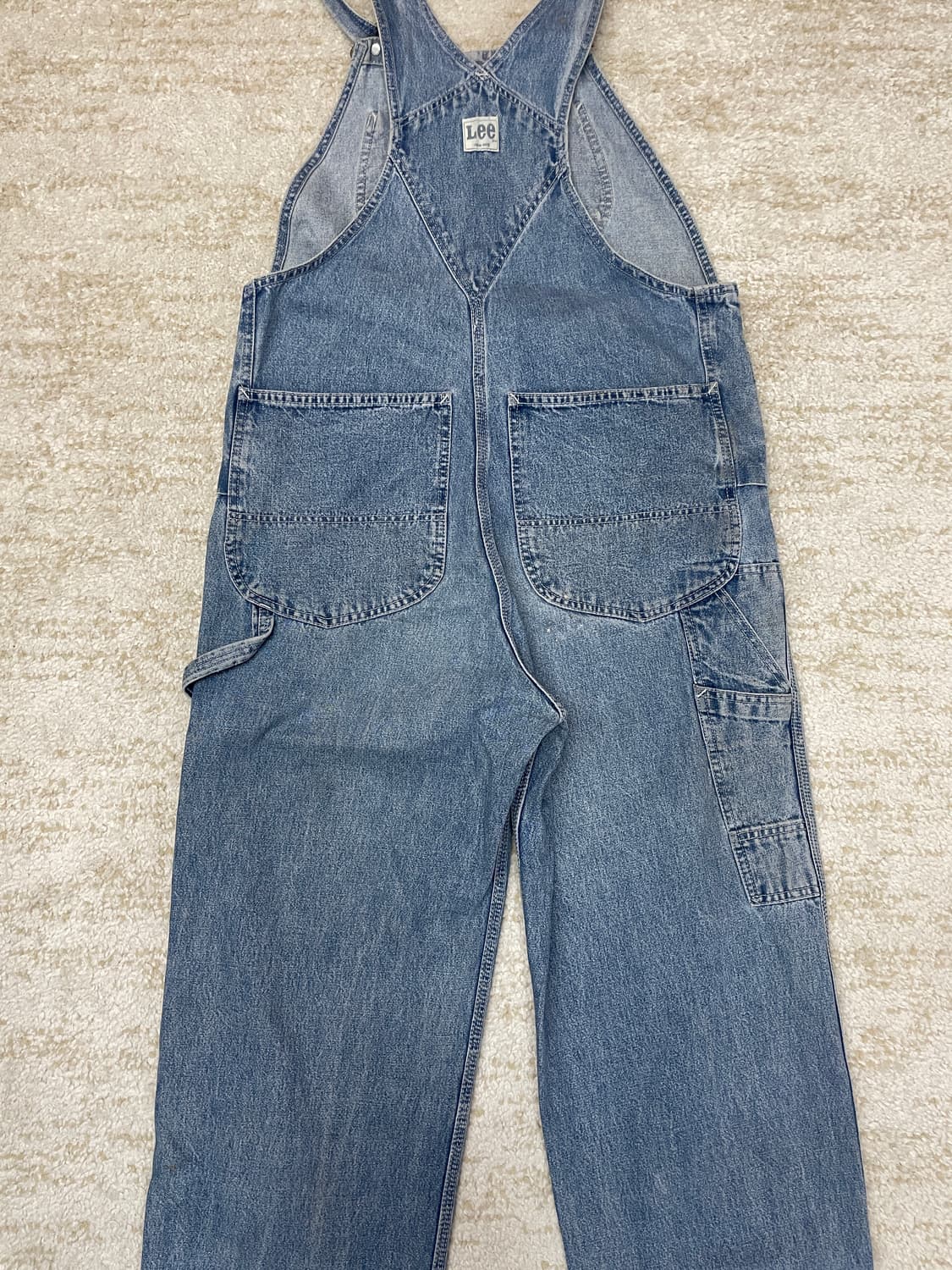 90s [M] 리 Lee Union Made 데님 오버롤 상품이미지5