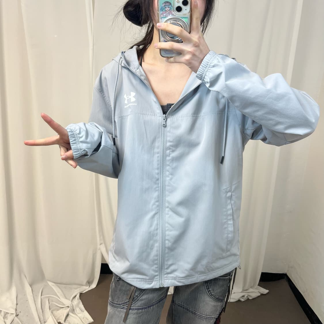 Under Armour Rival woven windbreaker 상품이미지2