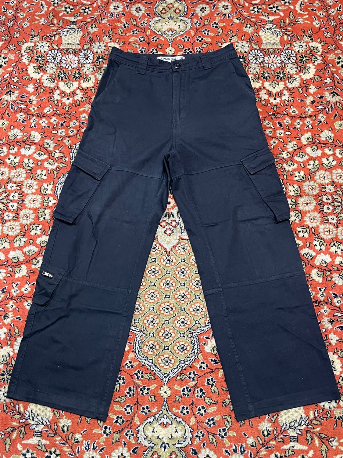 [M] 감마갤러리 블랙 카고팬츠 상품이미지1