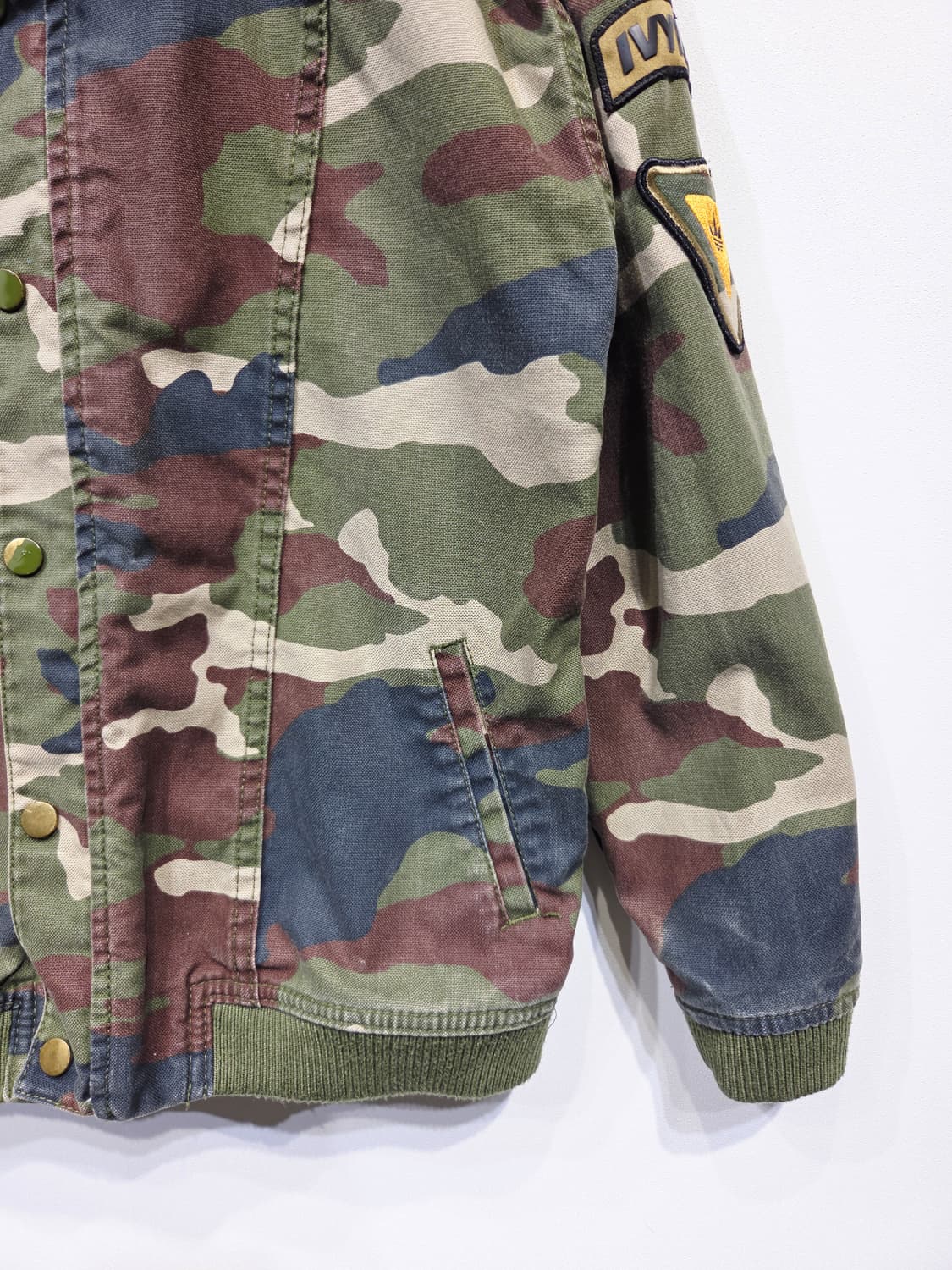 아디다스 x 아이비파크 키즈 카모 캔버스 자켓 상품이미지5