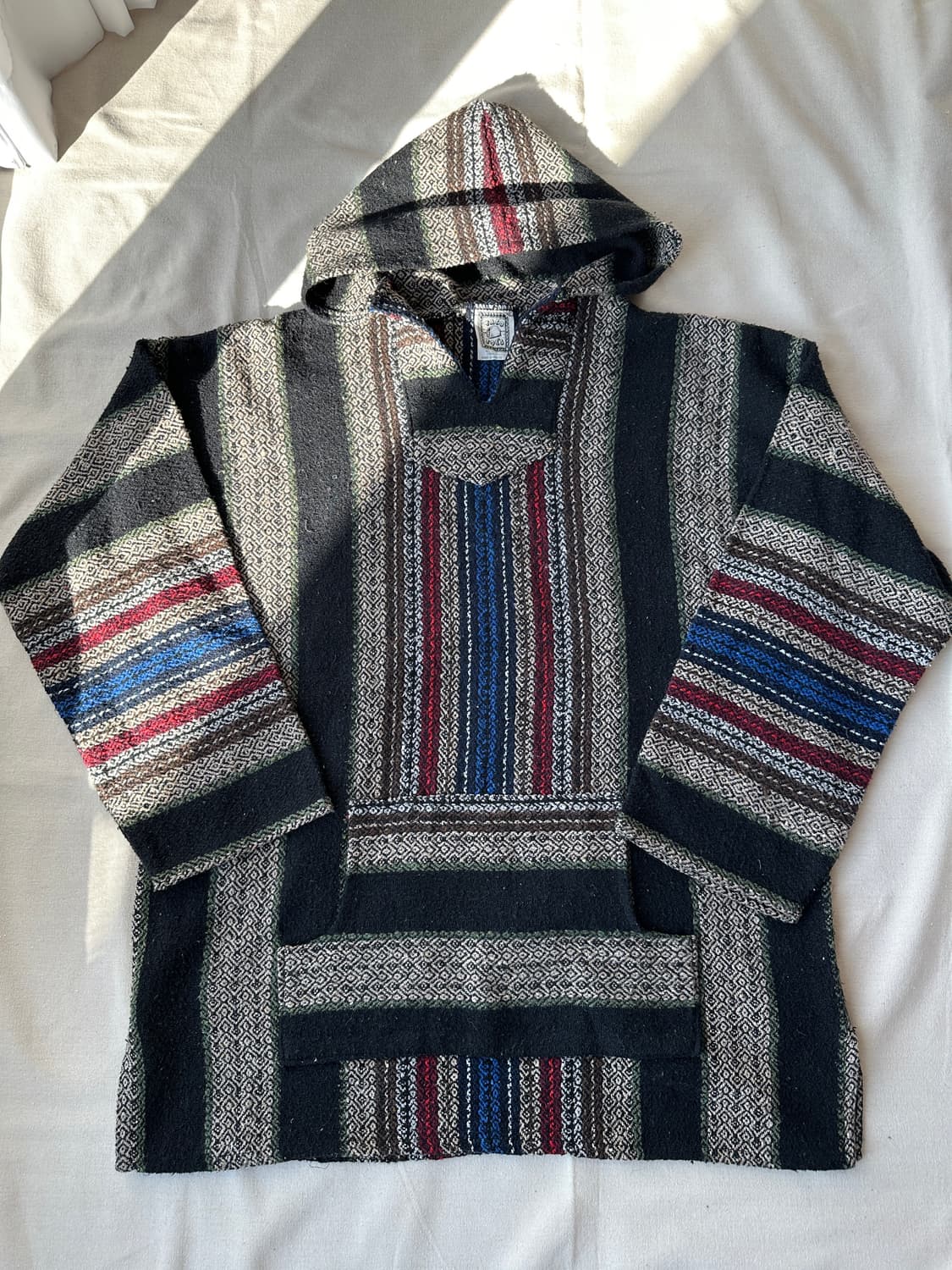 멕시칸 바자 풀오버 니트 후디 L-XL 상품이미지1