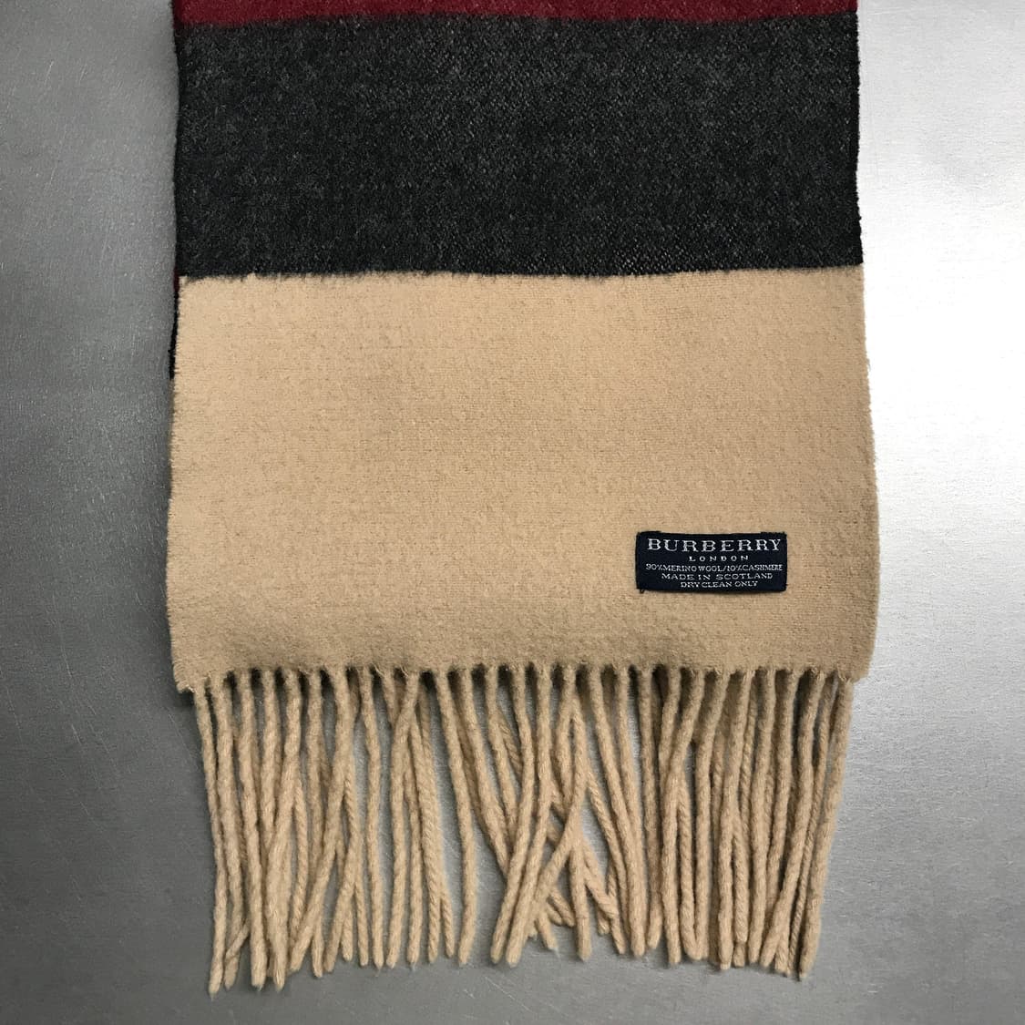 버버리 정품 메리노/캐시미어 머플러 상품이미지3