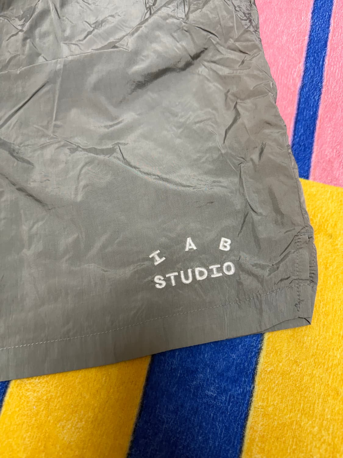 아이앱 스튜디오 우븐 쇼츠 그레이 L size 상품이미지3