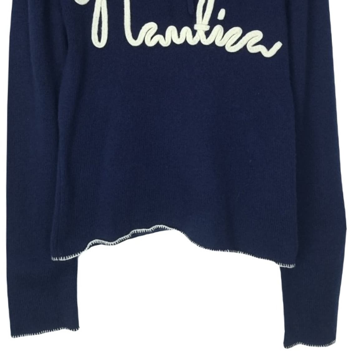 [노티카] 빈티지 패치 후드 니트 M18329 상품이미지5