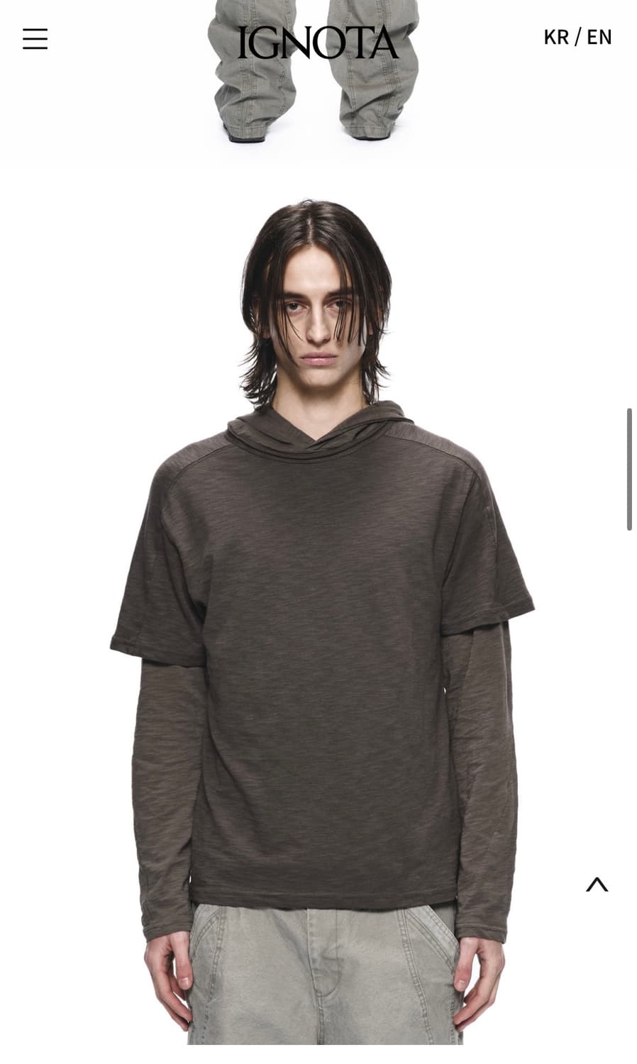 이그노타 CORE:14 TERRA T-SHIRT (DEEP BROWN) 상품이미지2