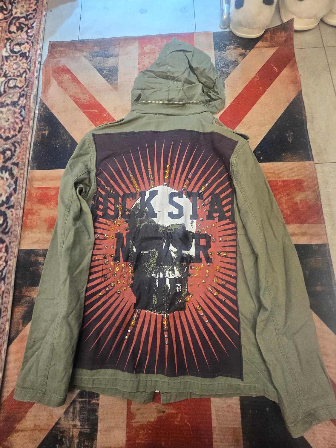 글래드뉴스(GLAD NEWS) 해골 밀리터리  야상 상품이미지4