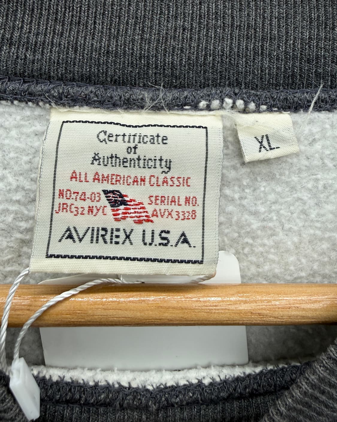 AVIREX USA 00s 엠브로이더리 스웻 셔츠 상품이미지3