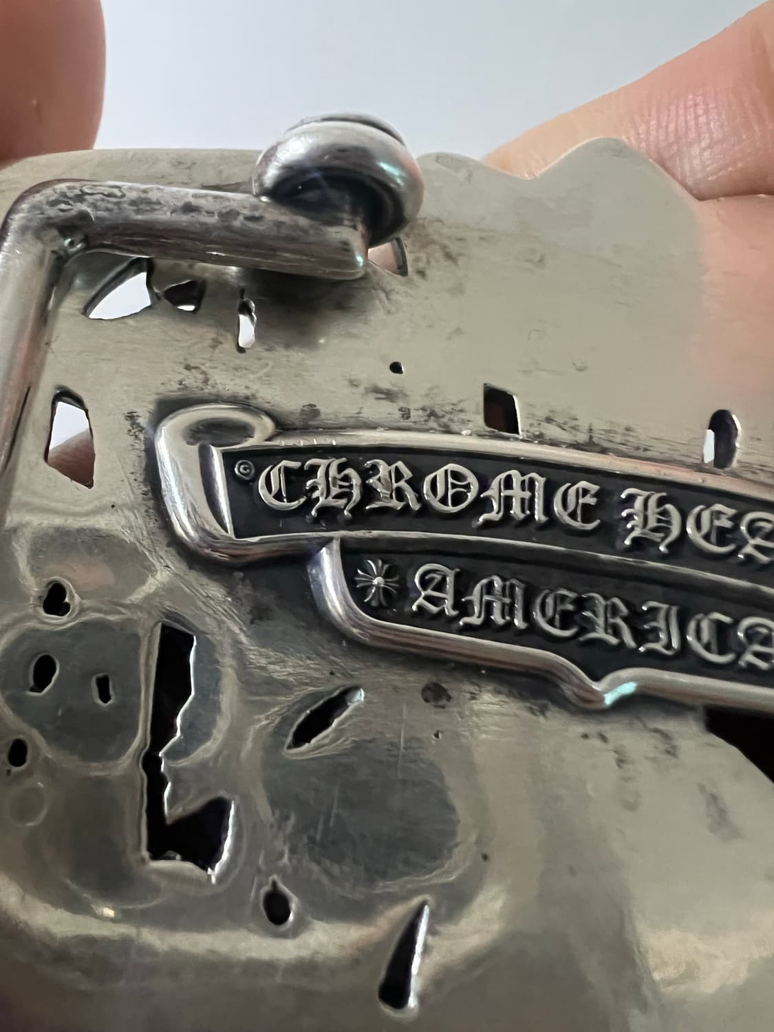 교신가능)크롬하츠 세메터리 벨트 38 상품이미지4