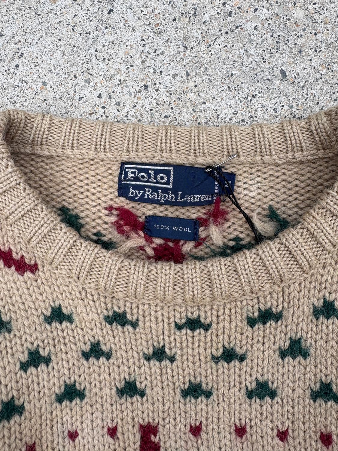 80-90‘s 폴로 랄프로렌 스키 헤비울 니트 상품이미지7