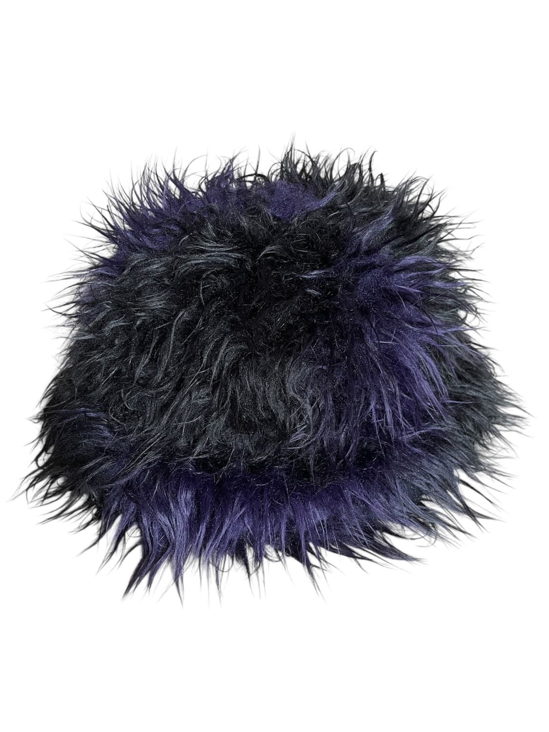 니들스 블랙퍼플 퍼 버킷 햇 상품이미지1