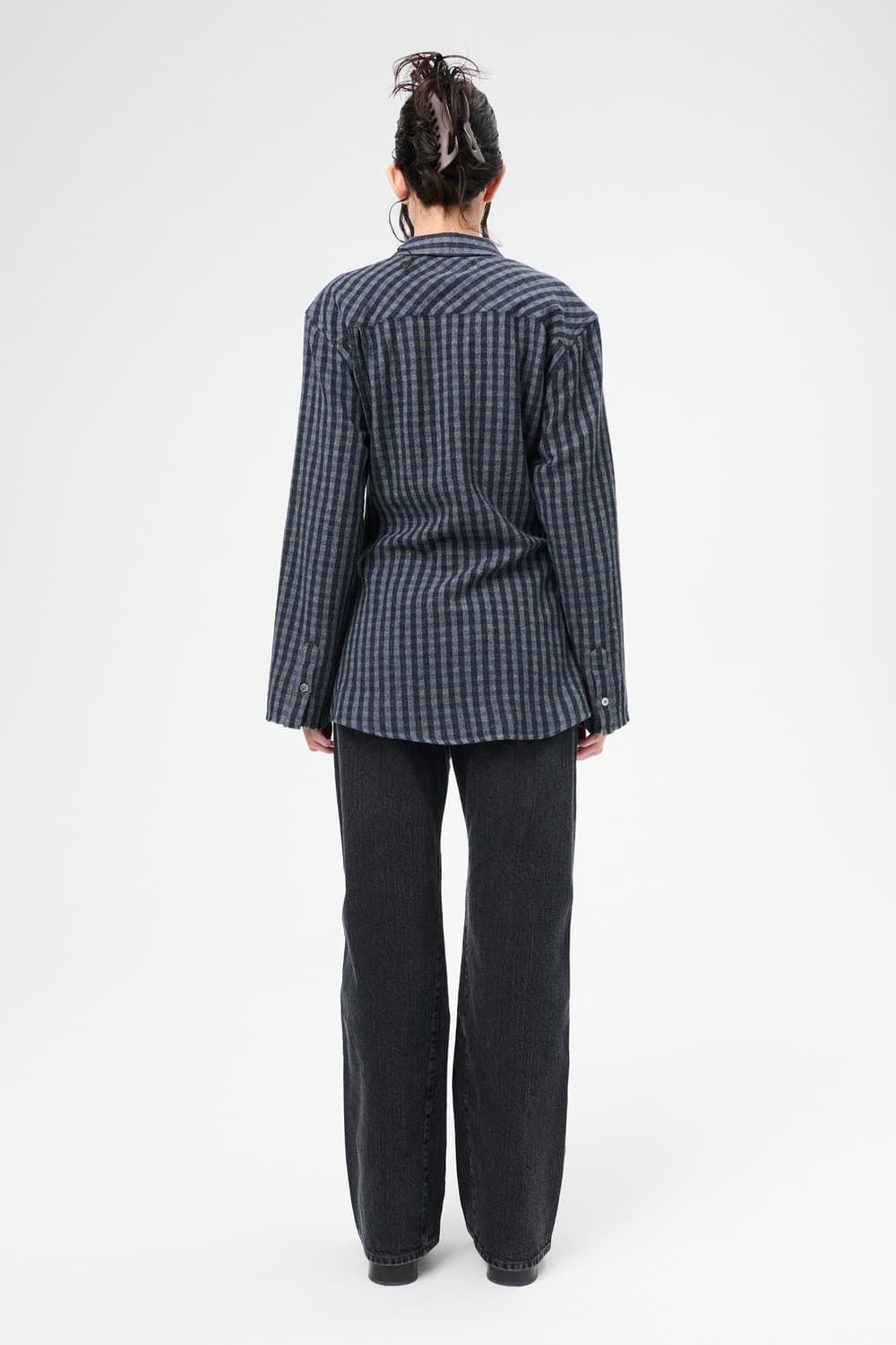 [32]아워레가시 DAISY 체크 셔츠 상품이미지5