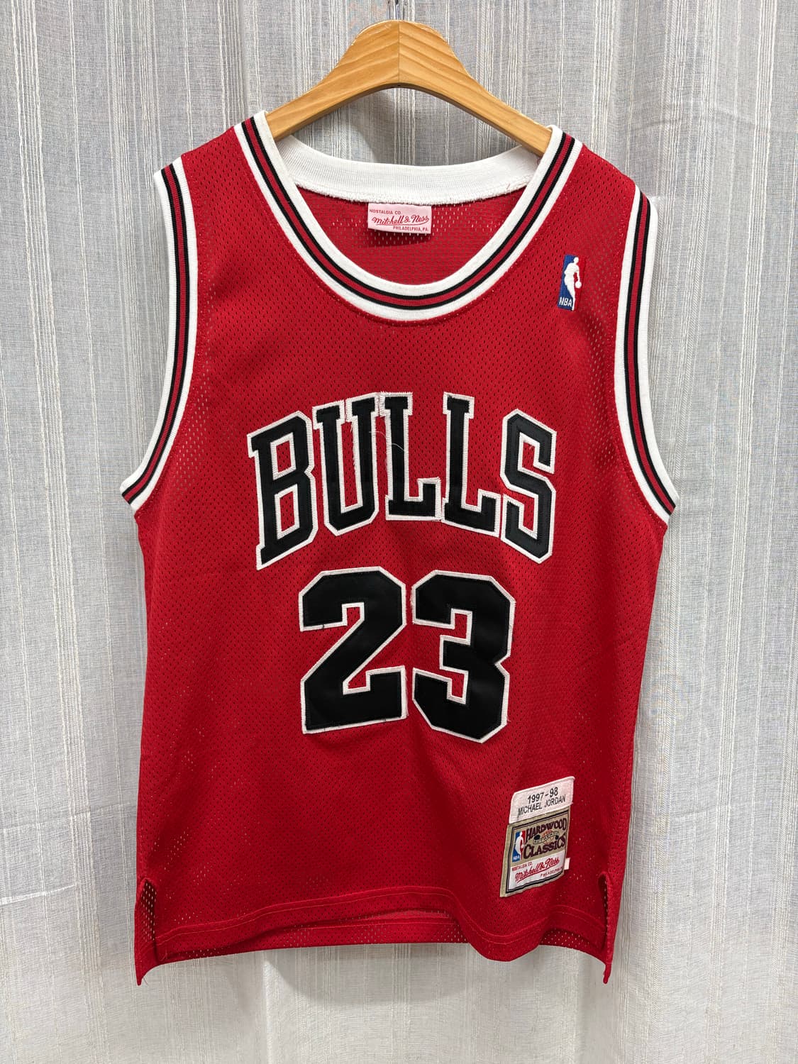 미첼엔네스 NBA 시카고불스 마이클조던 농구져지 나시 유니폼 상품이미지1