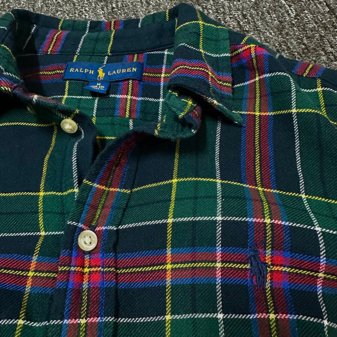 폴로 랄프로렌 포니 체크 셔츠 상품이미지3