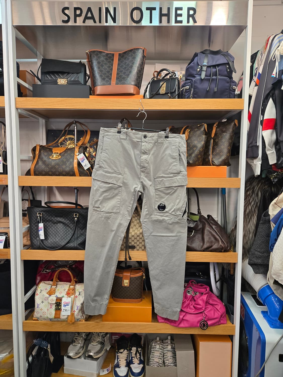 C.P. Company 스트레치 코튼 렌즈 카고 조거 팬츠 상품이미지1