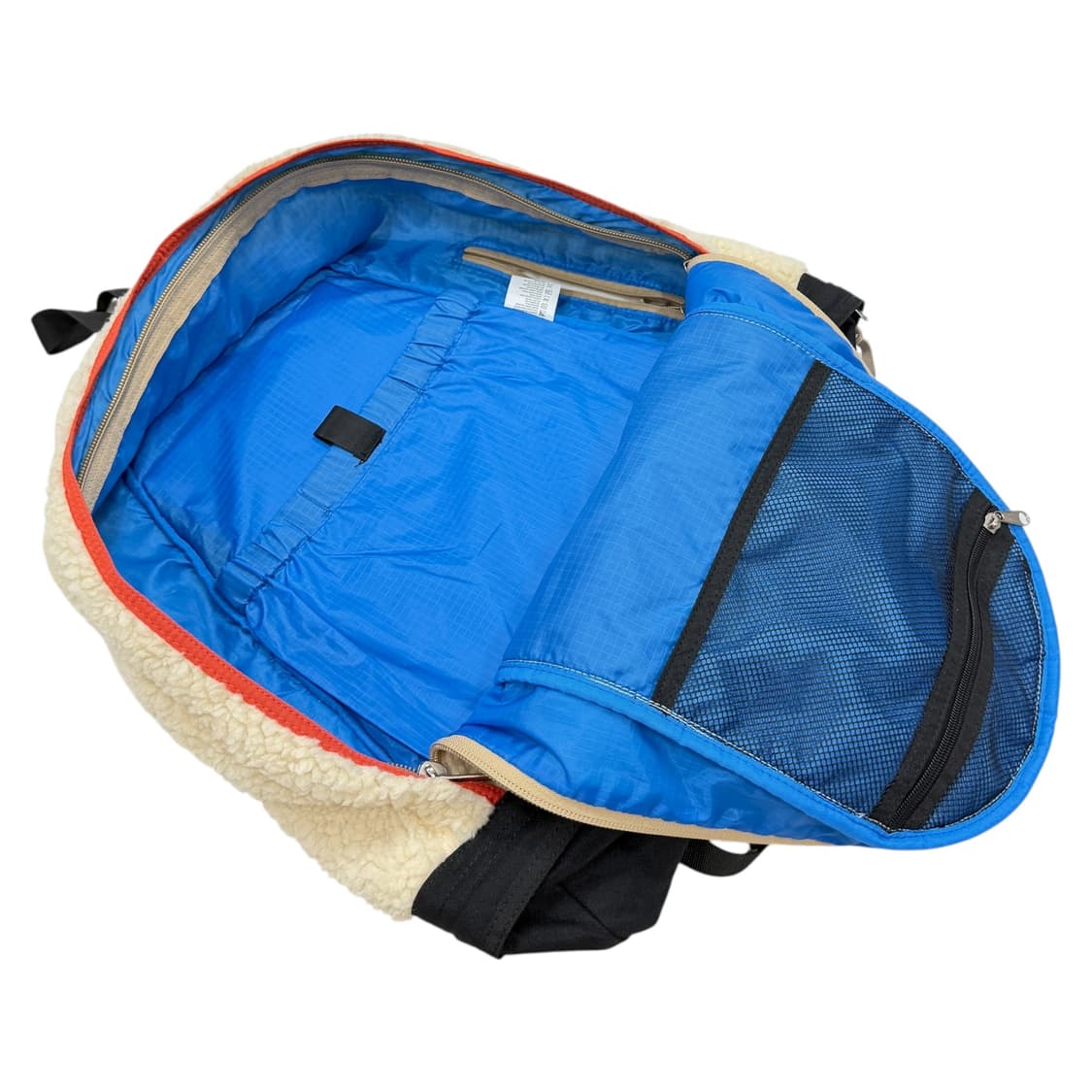 데이오프모드 지그재그 뽀글이 후리스 양털 부클 백팩 가방 상품이미지3