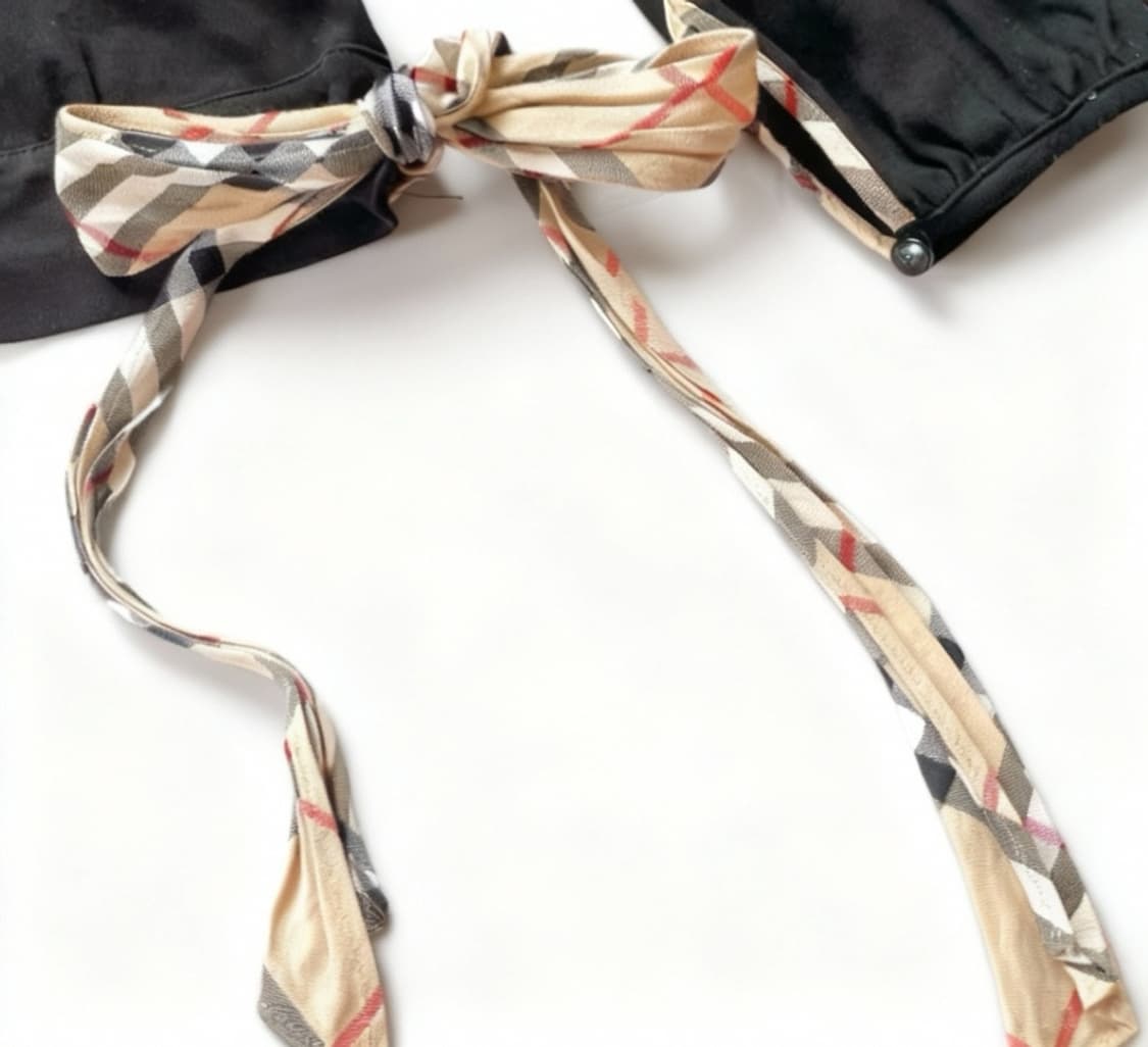 버버리 블루라벨 사이드 리본 블랙 롱슬리브 상품이미지3