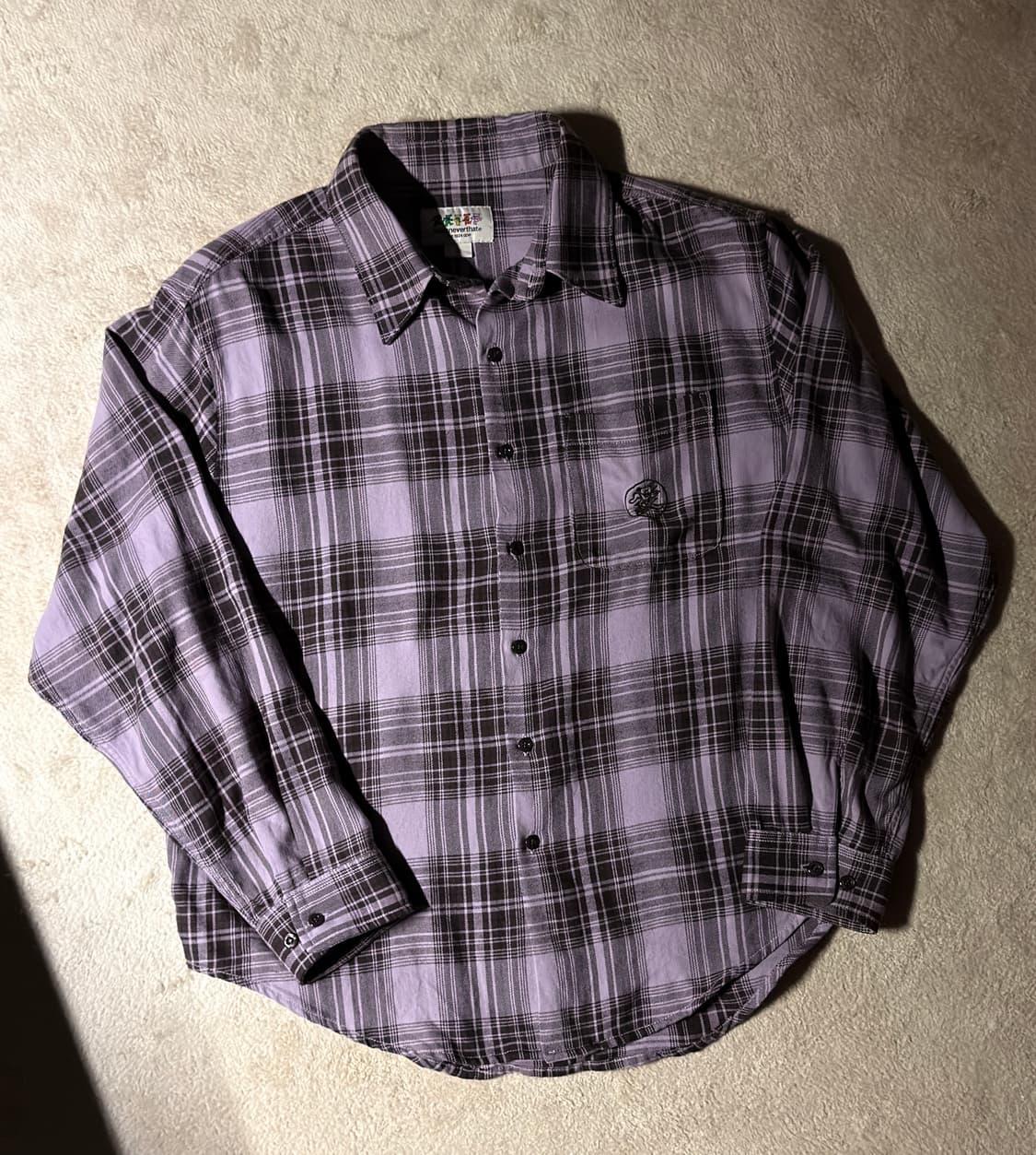 [M]GD Lightning Bear Plaid Shirt   상품이미지2