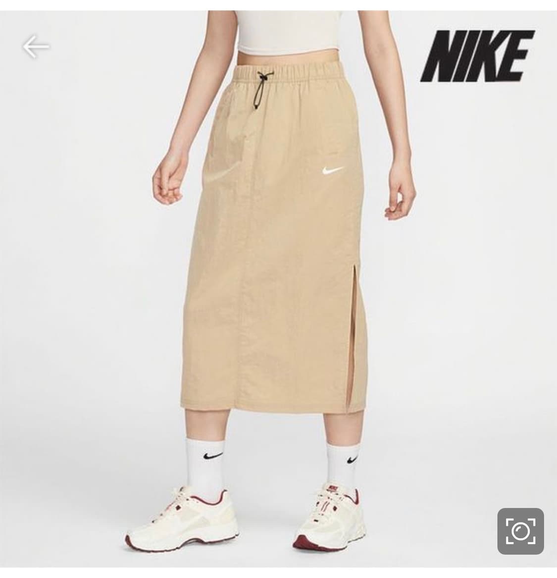 나이키 파라슈트 스커트 베이지 70M (택있음) 상품이미지1