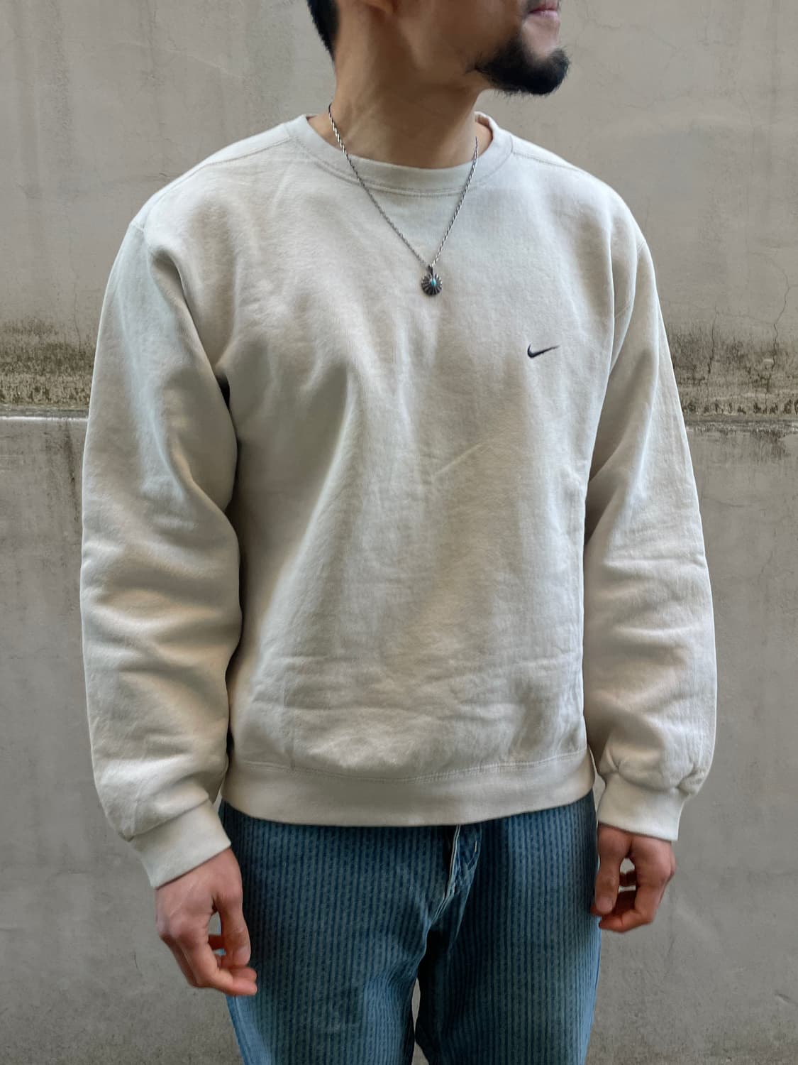 USA Made)90s Nike oatmeal sweatshrt 상품이미지4
