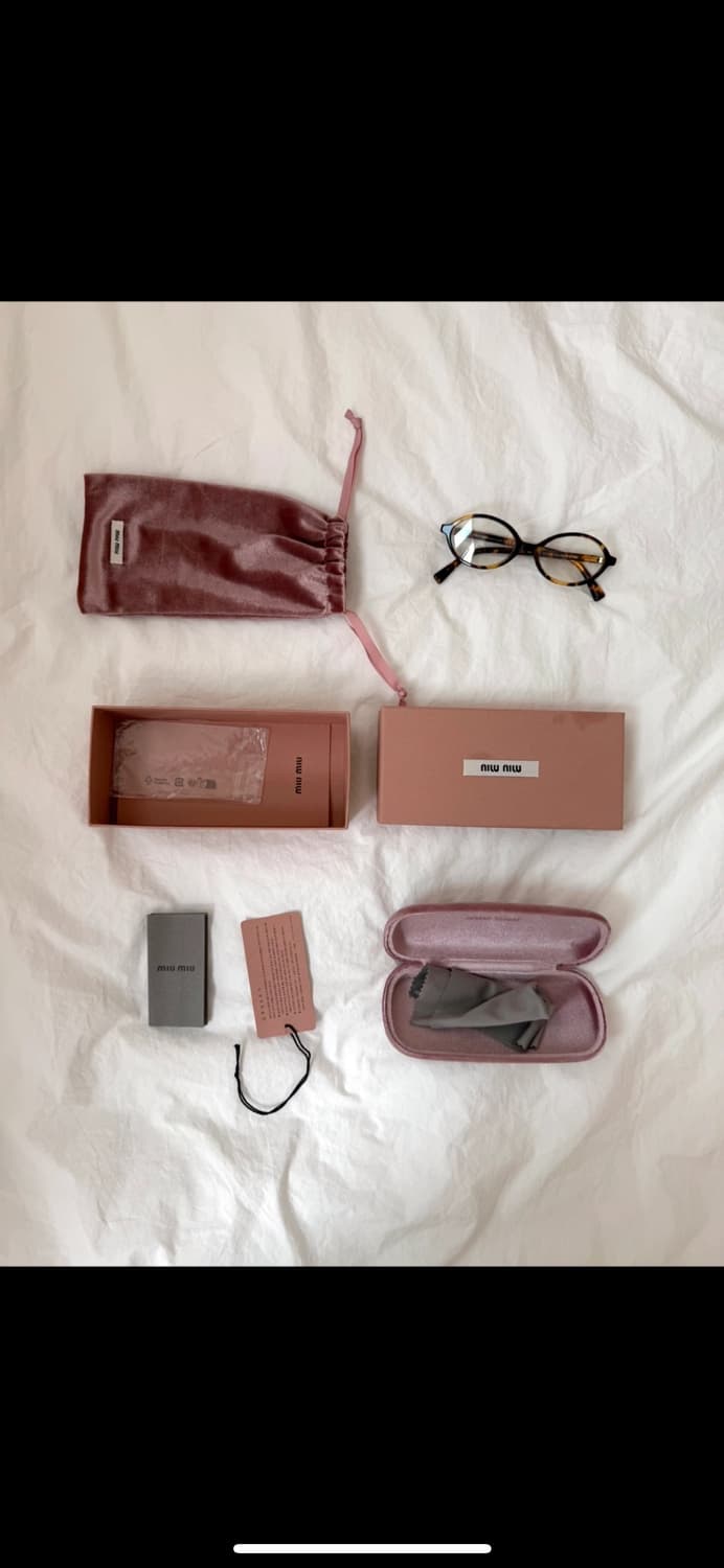 미우미우 안경 톨토이즈쉘 상품이미지7
