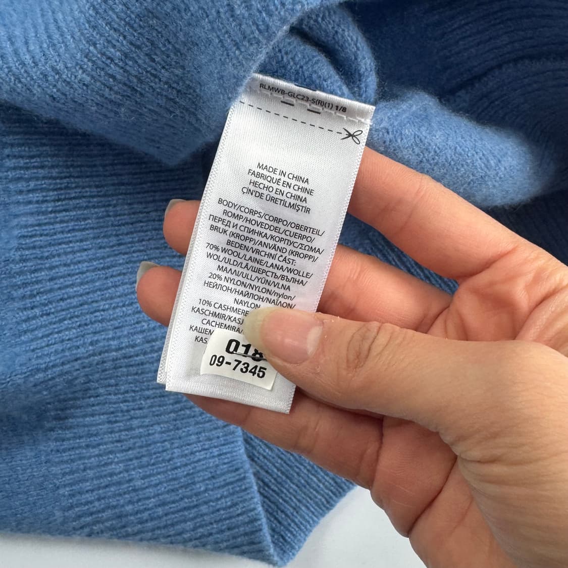 Polo 폴로 블루 포니 크롭 블루 니트 상품이미지7