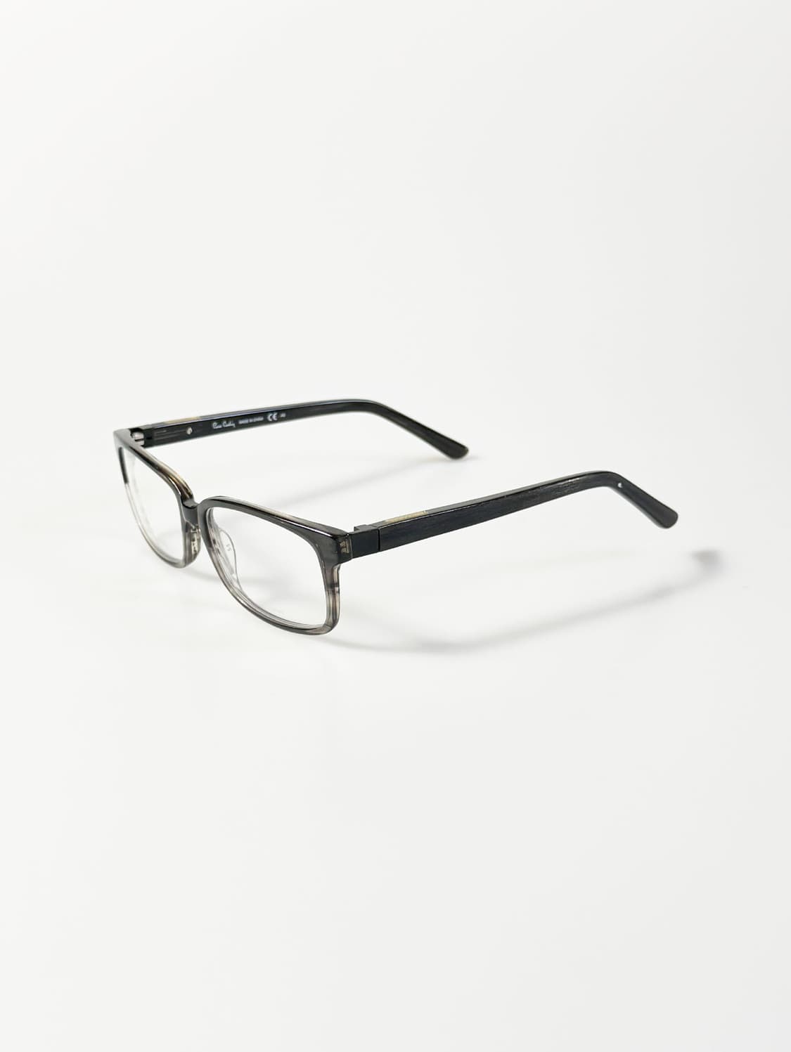 PIERRE CARDIN 스모크 그레이 뿔테 스퀘어 빈티지 안경 상품이미지3