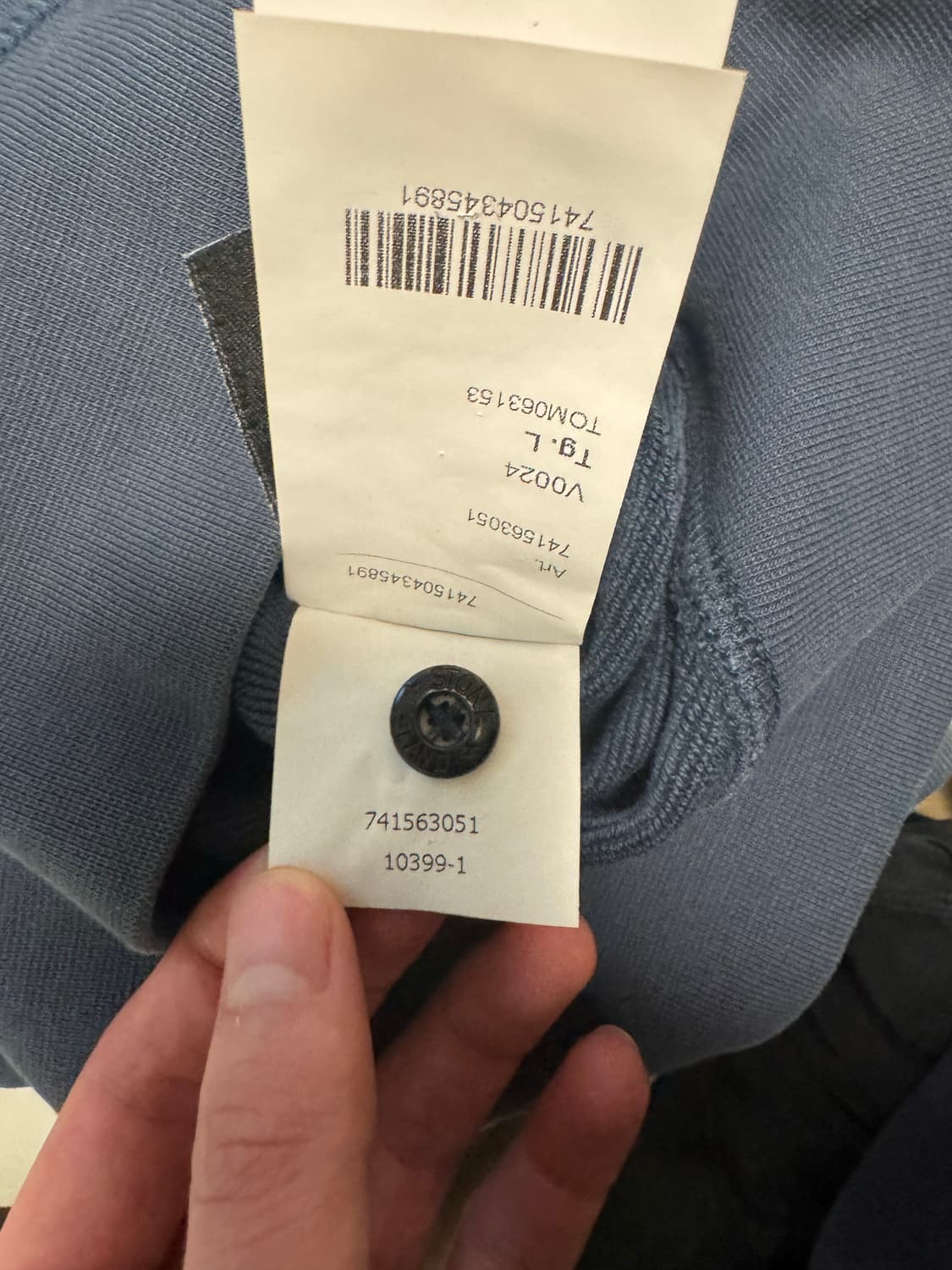 스톤아일랜드 네이비 맨투맨 상품이미지5