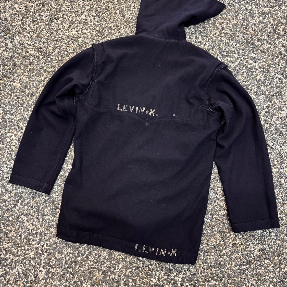 40s US Navy 미해군 세계2차대전 울 세일러 셔츠 (S) 상품이미지6