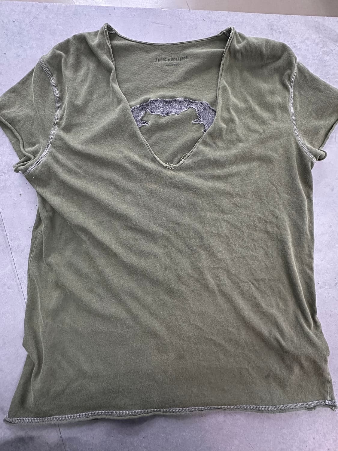 Zadig & Voltaire 해골브이넥 반팔 상품이미지3