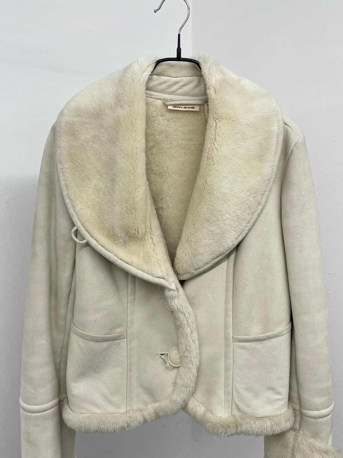  dkny 윈터페어리 아이보리 무스탕 상품이미지6