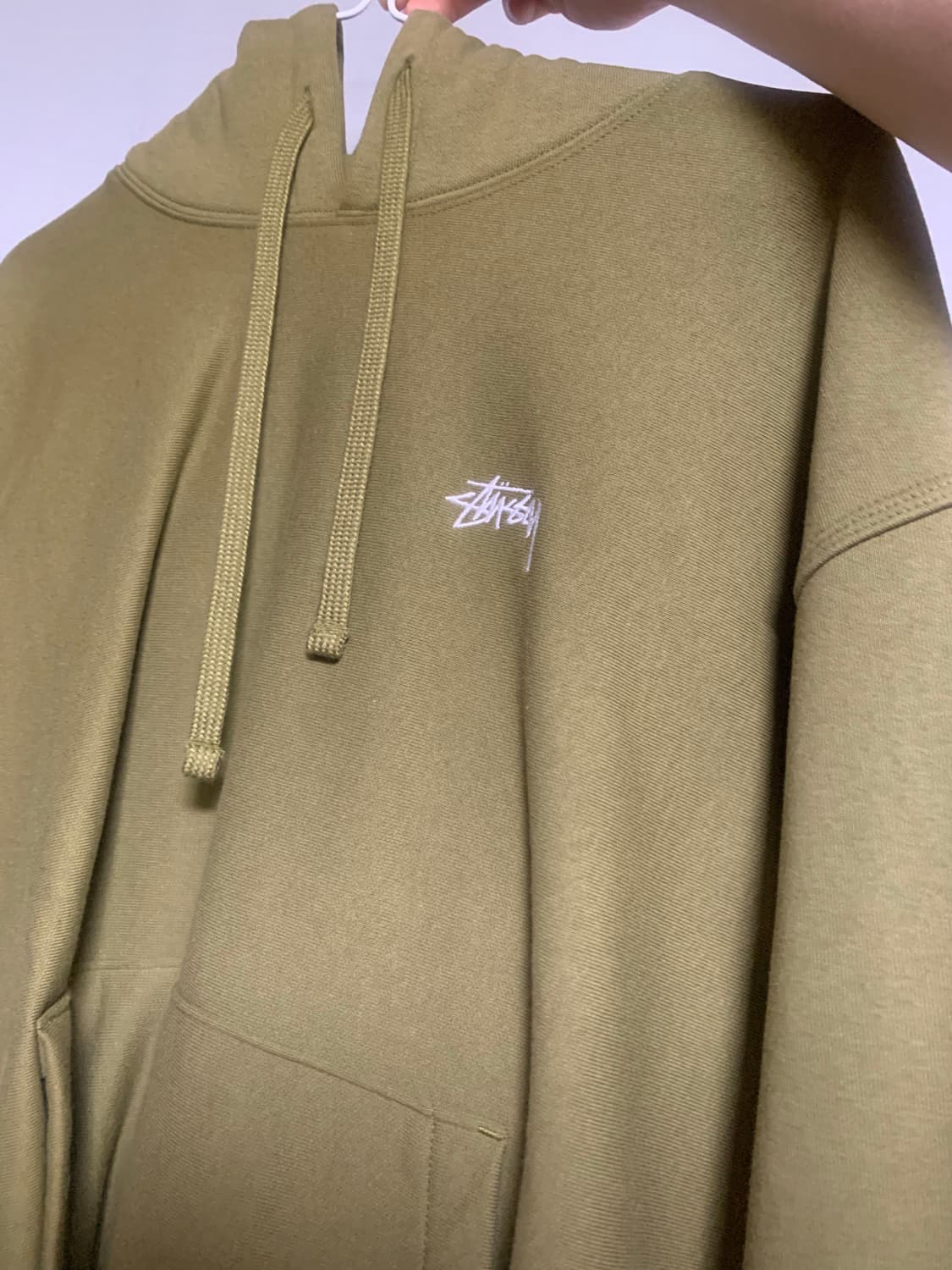 스투시 후디 카키 상품이미지2