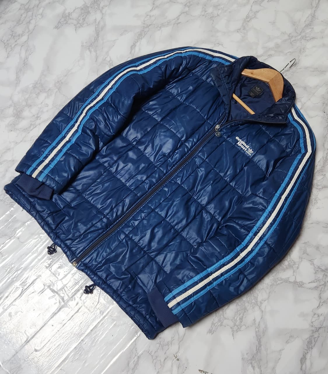 아디다스 삼선 빅로고 올드스쿨 경량 점퍼 자켓 상품이미지4