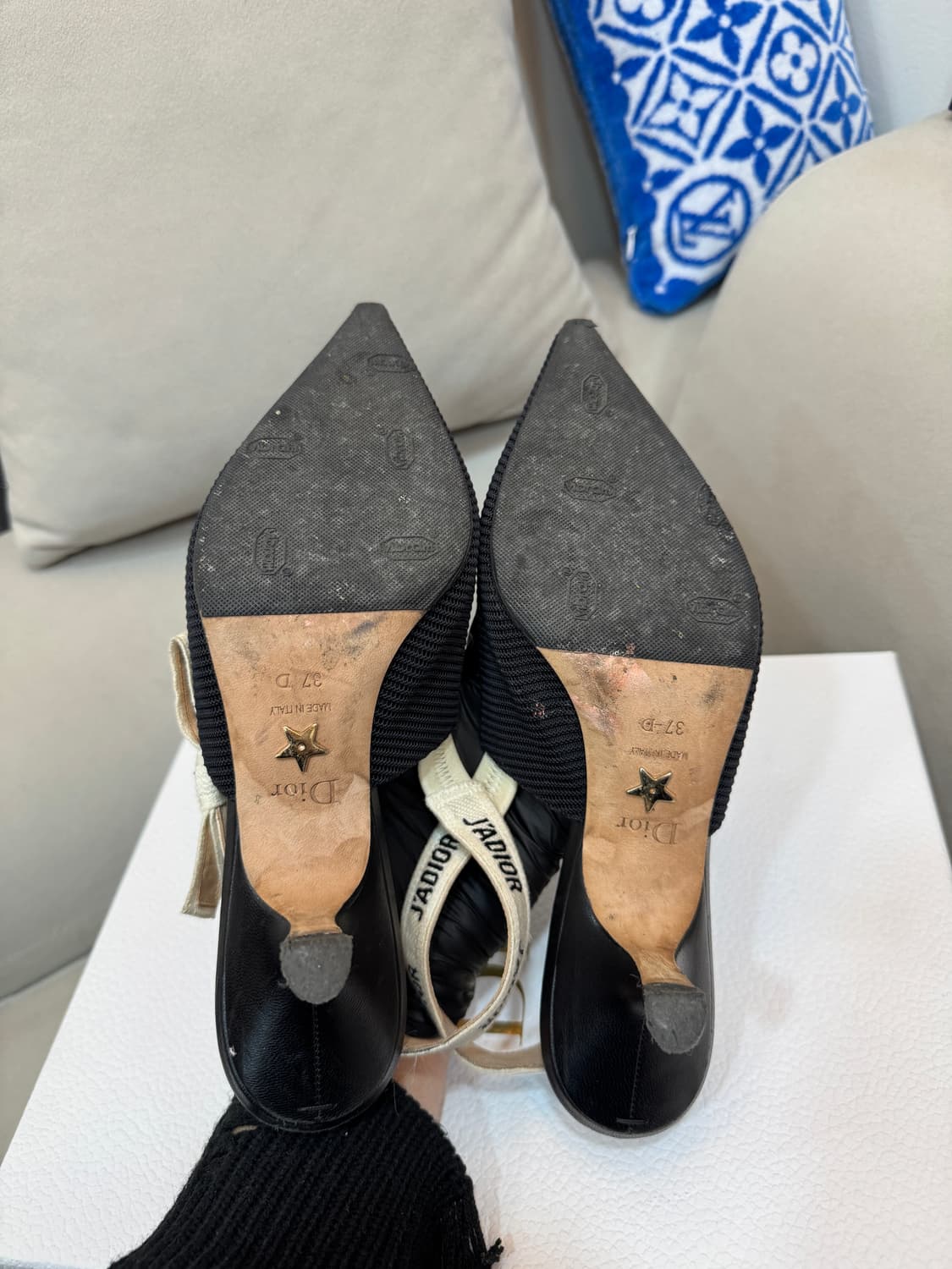 디올 자디올 펌프스 슬링백 구두 37사이즈  상품이미지3