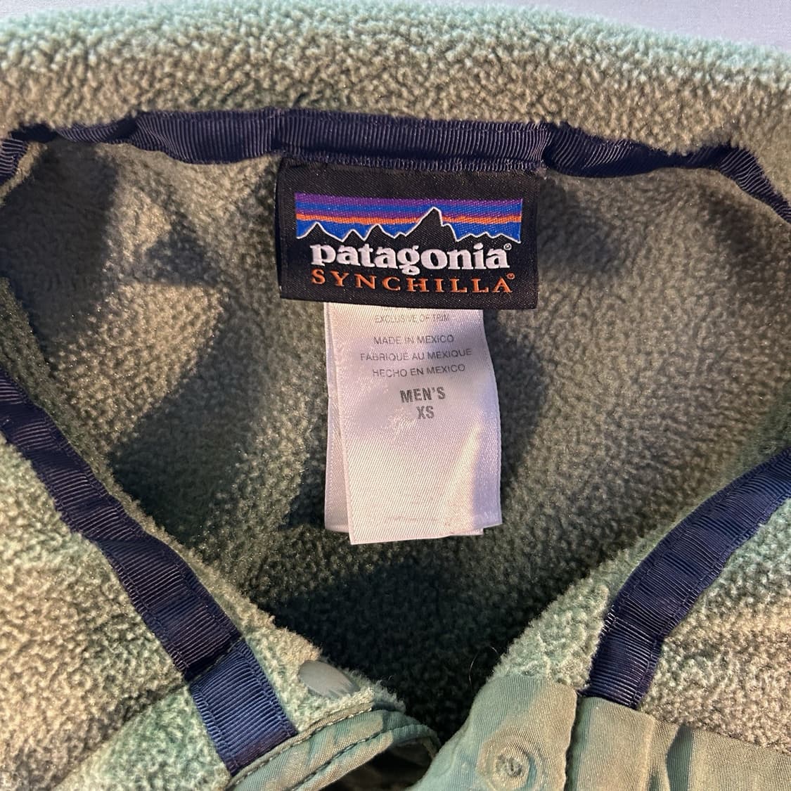 11FW 파타고니아 신칠라 스냅-T 올리브/그린 멕시코 상품이미지4